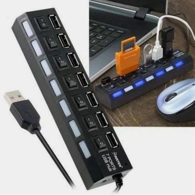 USB разветвитель на 7 портов / USB HUB