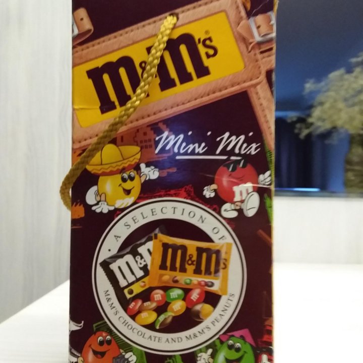 Упаковка от конфет M&M's. Раритет. Винтаж