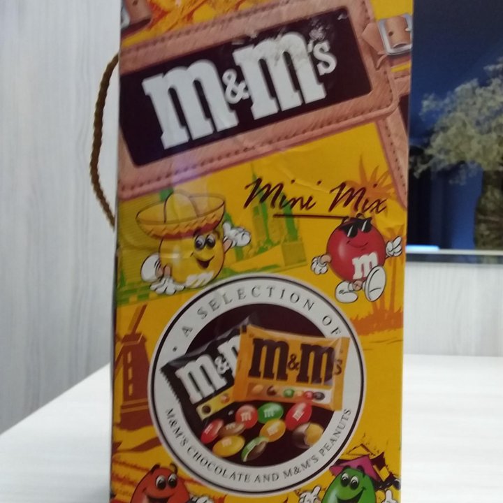 Упаковка от конфет M&M's. Раритет. Винтаж