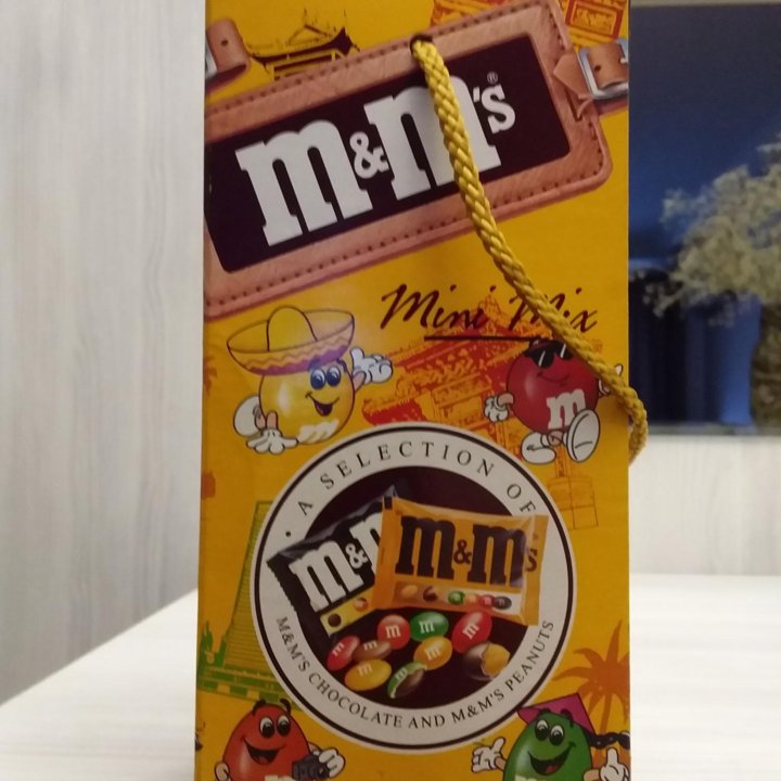 Упаковка от конфет M&M's. Раритет. Винтаж