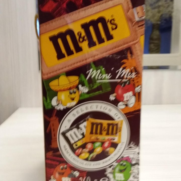 Упаковка от конфет M&M's. Раритет. Винтаж