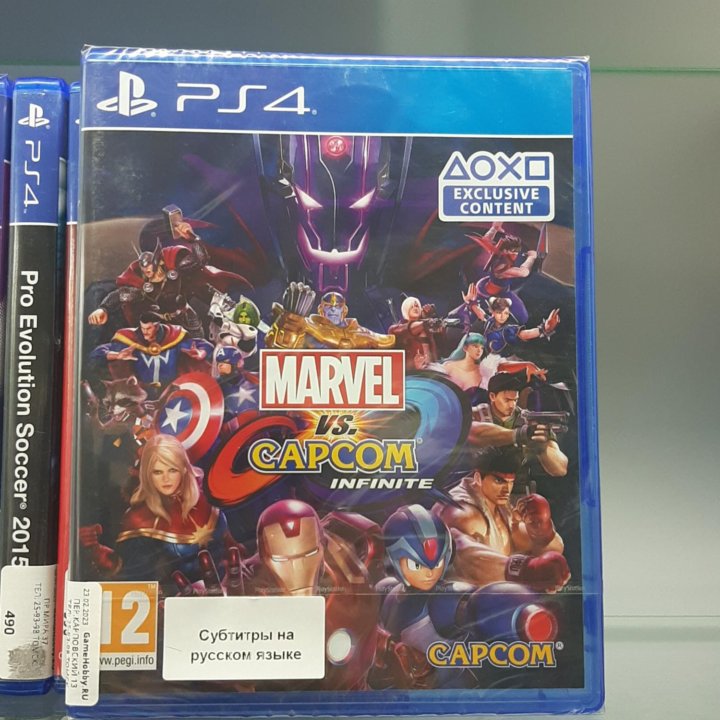 Marvel vs Capcom: infinite (PS4, новый)