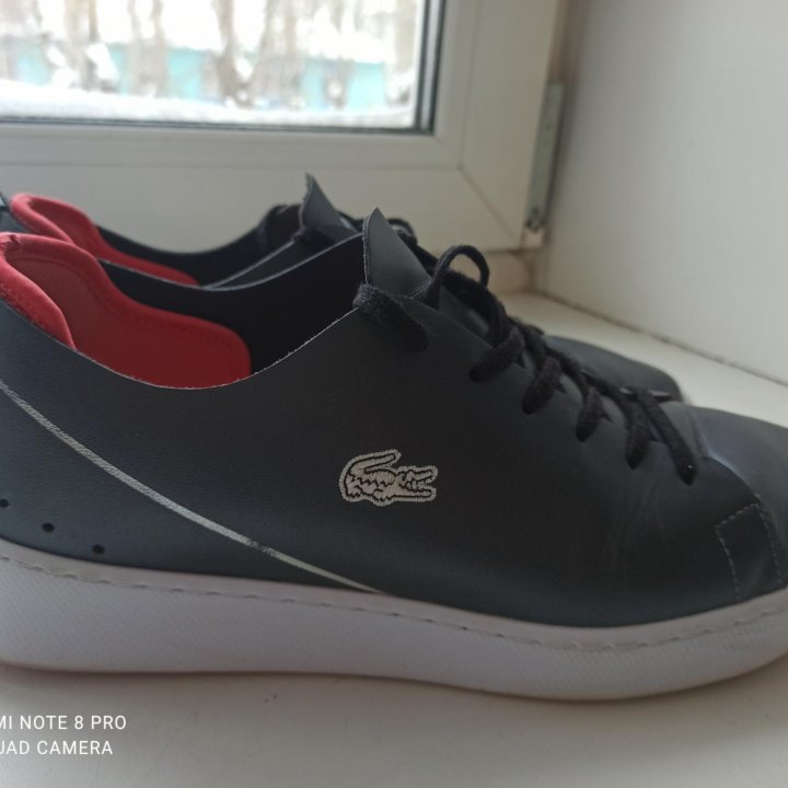 Lacoste кеды кроссовки оригинал кожа 38-39 размер