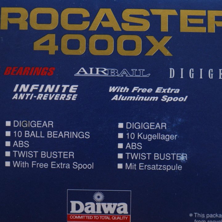 Спиннинговая катушка Daiwa Procaster 4000X новая