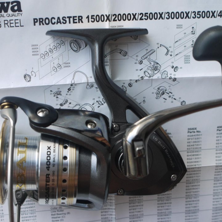 Спиннинговая катушка Daiwa Procaster 4000X новая