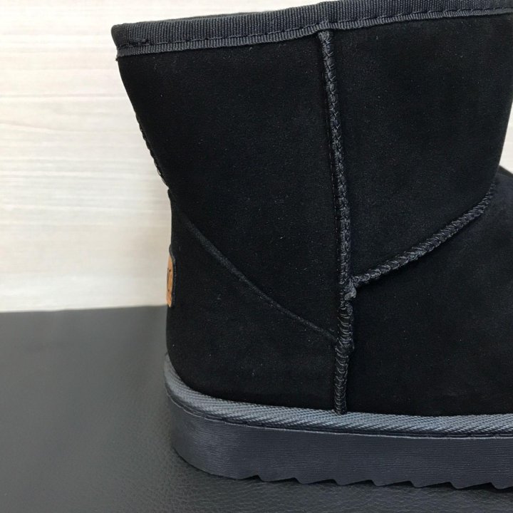 Угги зимние черные