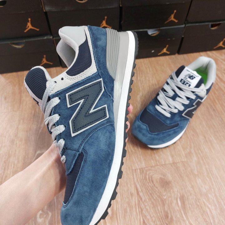 Кроссовки мужские New Balance 574 синие