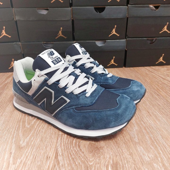 Кроссовки мужские New Balance 574 синие