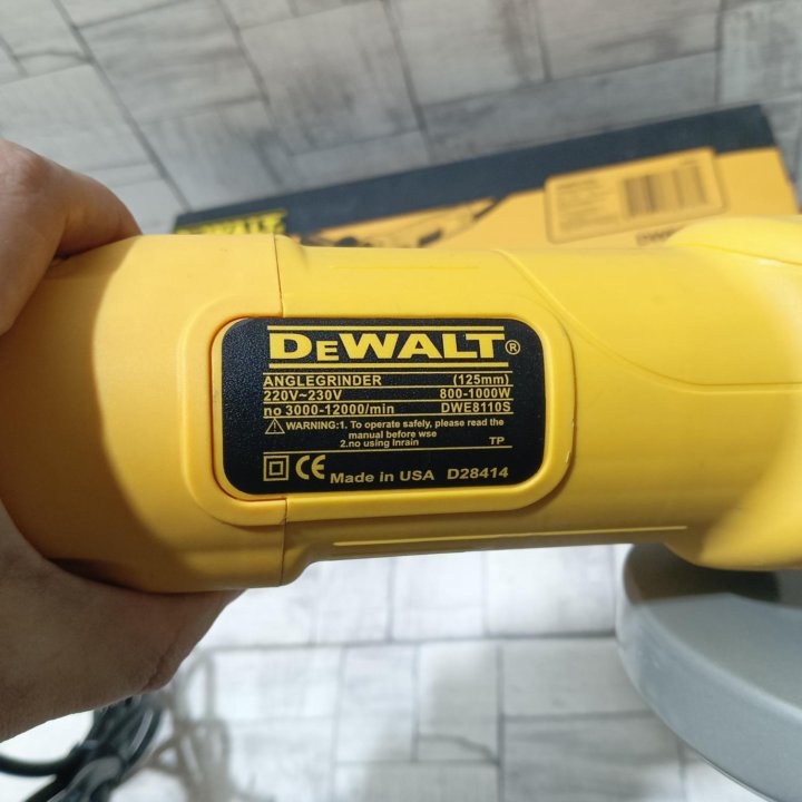 Ушм Dewalt, с регулировкой