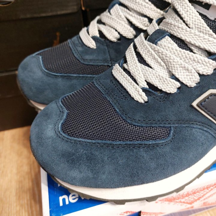 Кроссовки New Balance 574 синие натуральные