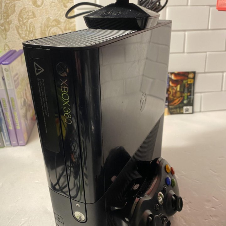 Xbox 360 E +игры +кинект в подарок