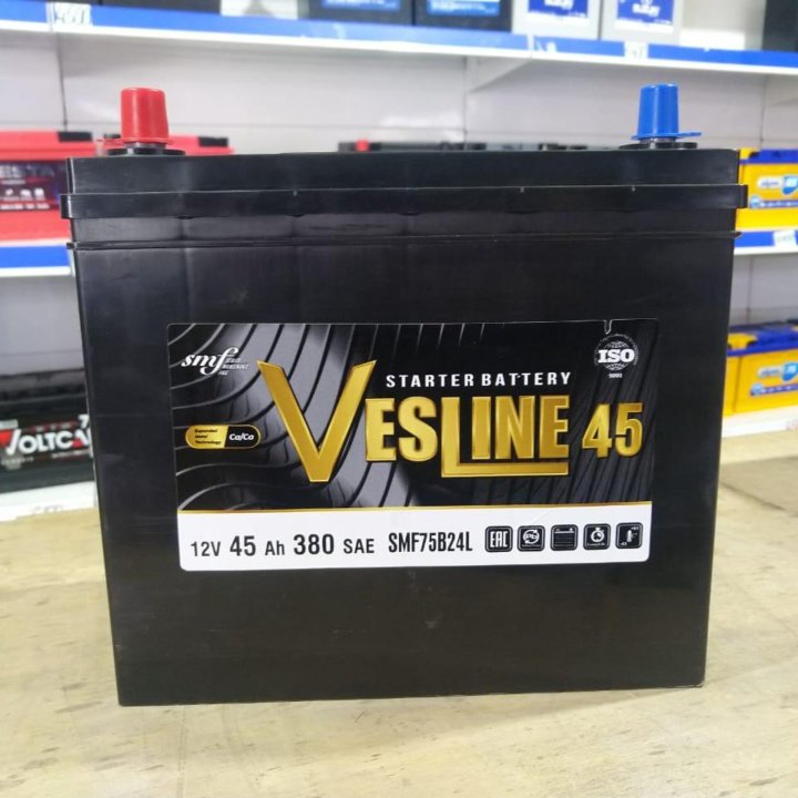 АККУМУЛЯТОР VESLINE asia 45 a\h