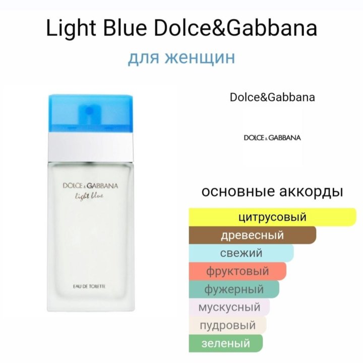 Dolce&Gabbana Light Blue 100 мл.