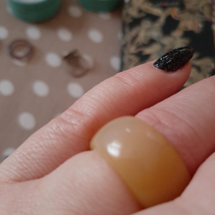 Кольца нат.камня