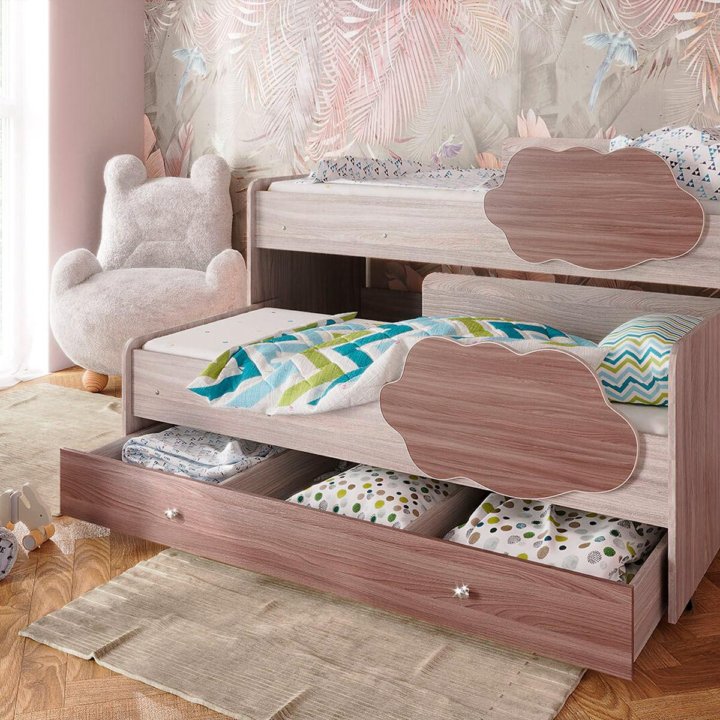 Кровать детская с дополнительным спальным местом