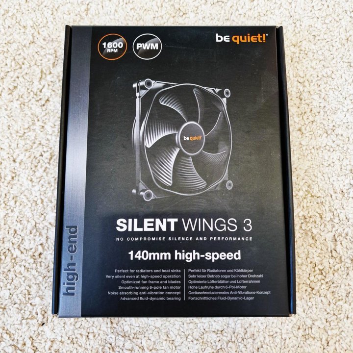 be quiet! SILENT WINGS 3 140mm PWM high-speed