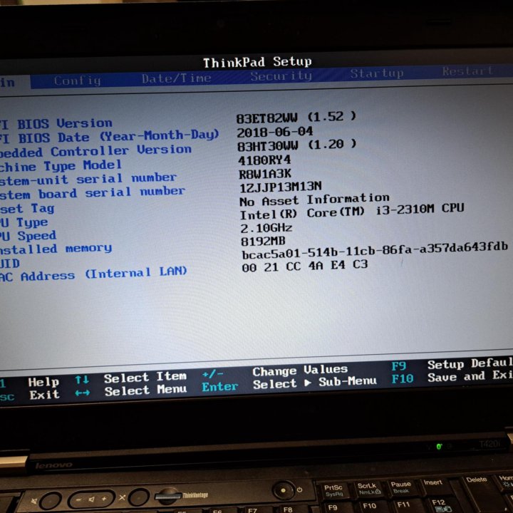 lenovo thinkpad T420i