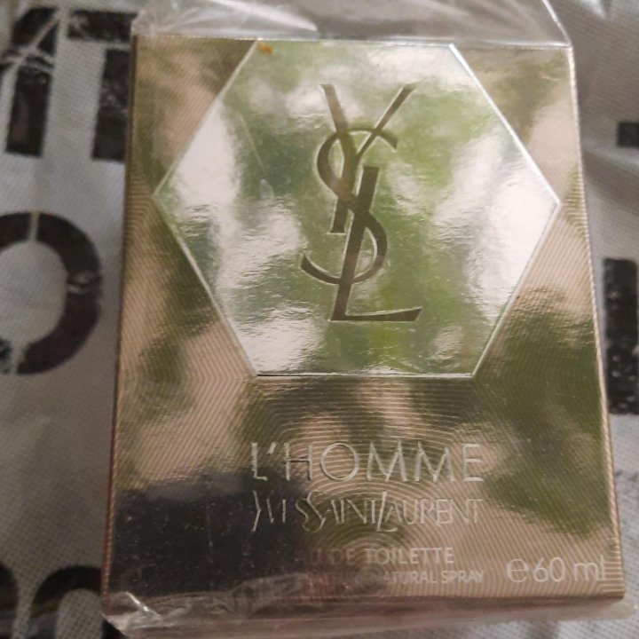 Коробка ysl L'Homme 60мл.Флакон Paco Rabanne 100мл