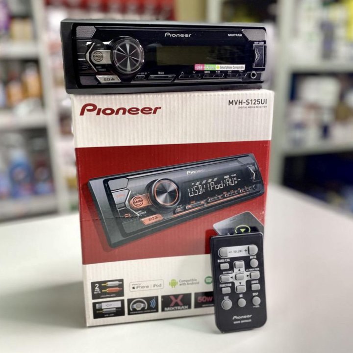 Pioneer MVH-S125UI магнитола новая