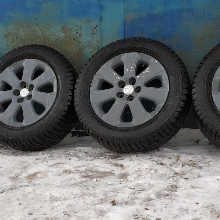 Зима Toyota R15 + Cordiant 205/60 5x100