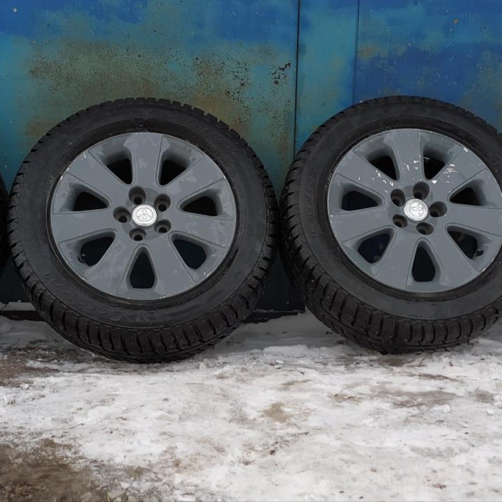 Зима Toyota R15 + Cordiant 205/60 5x100