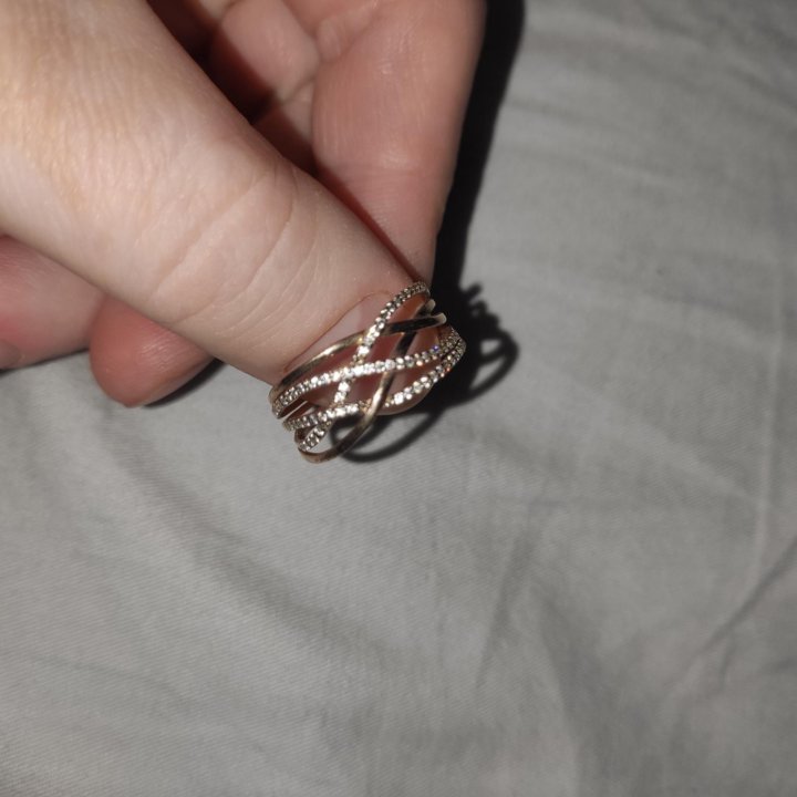 Кольцо серебряное