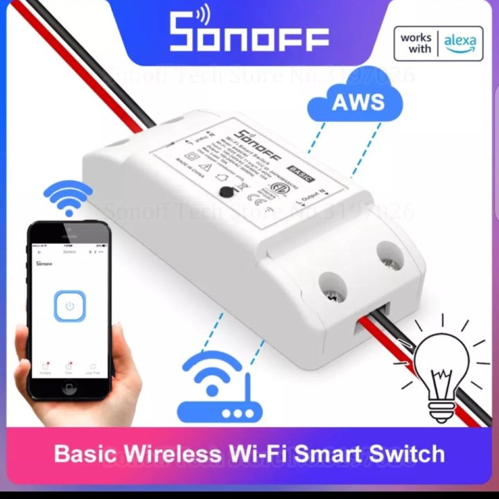 WiFi реле-выключатель