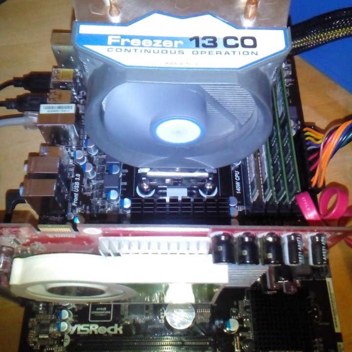 ASRock 970 M Pro 3 +FX 8320+Куллер