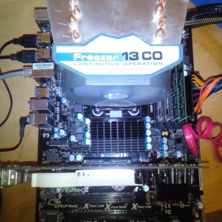 ASRock 970 M Pro 3 +FX 8320+Куллер