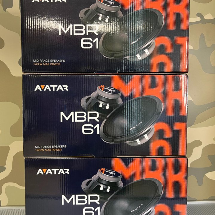 Динамики колонки AVATAR MBR-61 (16,5 см) 140W