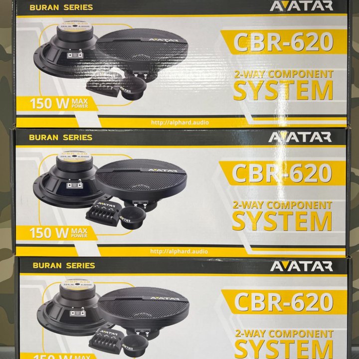 Динамики Avatar CBR-620 (16,5 см) компонентные