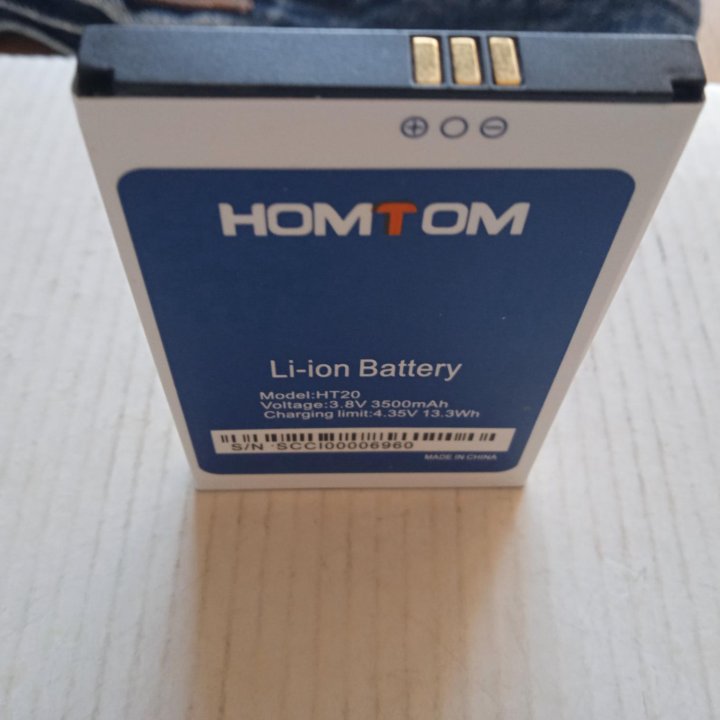 Новый аккумулятор для Homtom HT20