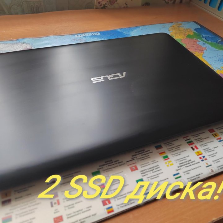 Мощный ультрабук Asus 4 ядра/SSD