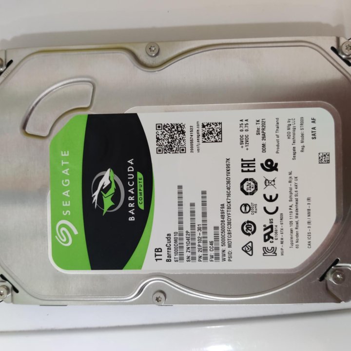 Жёсткий диск Seagate barracuda 1 ТБ