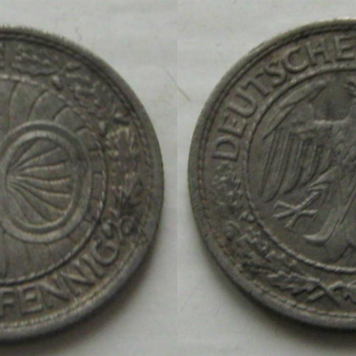 Германия Веймар 50 reichspfennig 1928A/1929A