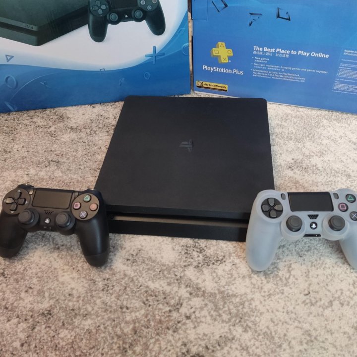 PS4 Slim 1Tb(9.00)+Atomic Heart и тд(идеал)