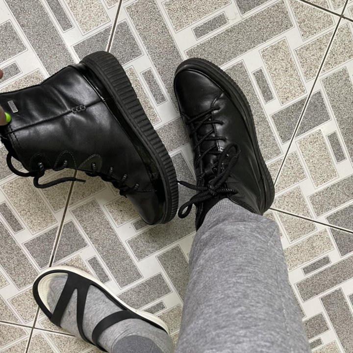 Кожаные Ботинки