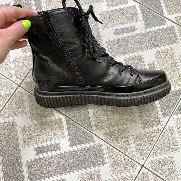 Кожаные Ботинки