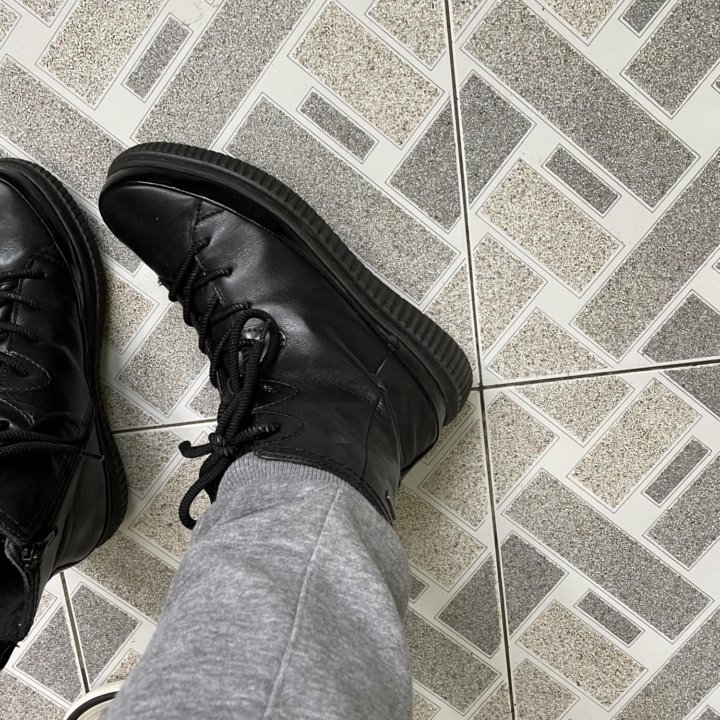 Кожаные Ботинки