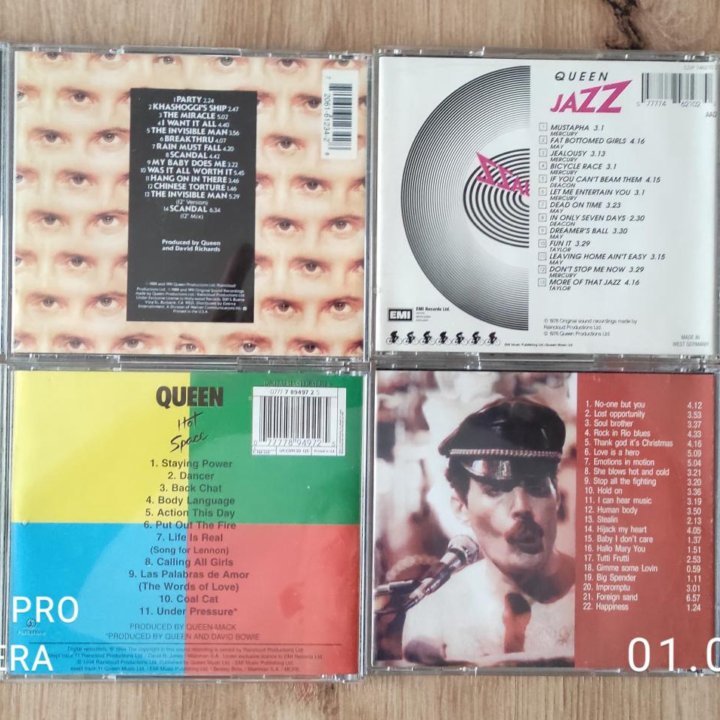 Queen cd, Freddie Mercury.