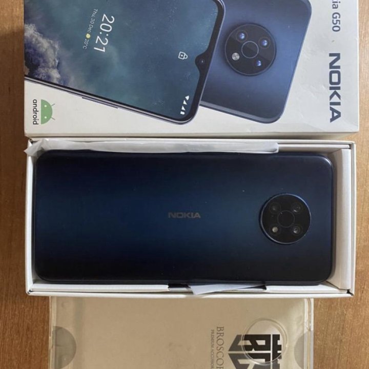 Nokia G50, 128гб, цвет - Ocean blue