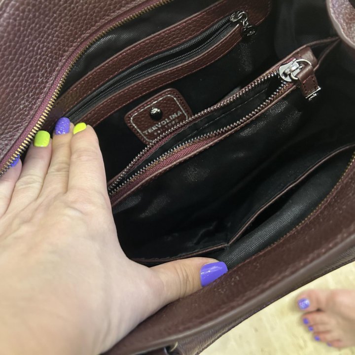 Сумка кожаная