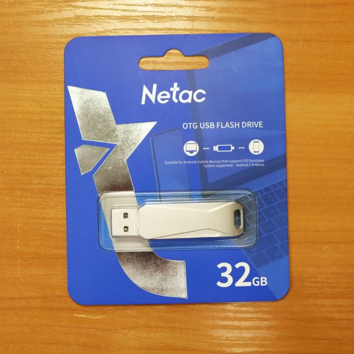 Новый Флеш-накопитель Netac 32Gb USB 3.2