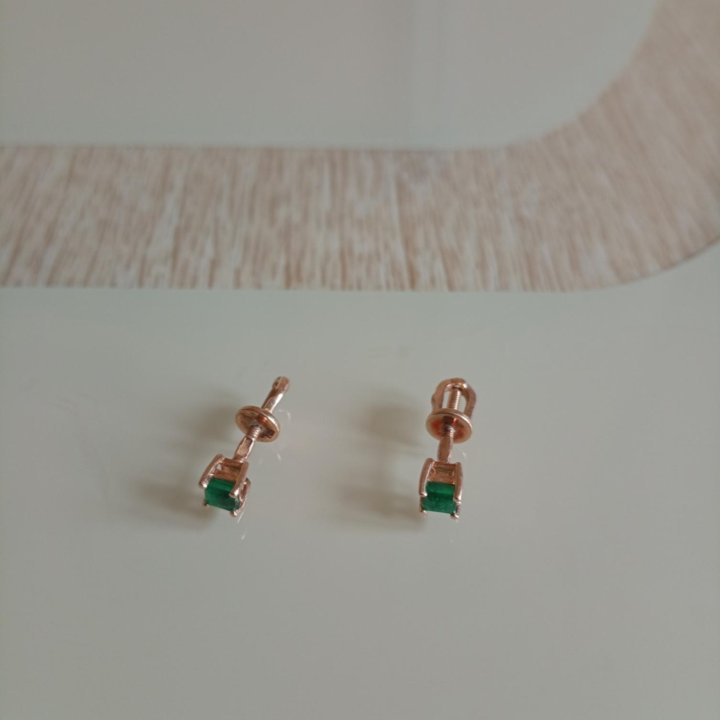 Серьги золотые 585