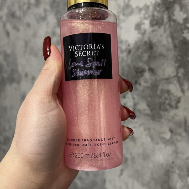 Мист для тела Victoria secret парфюм с блестками