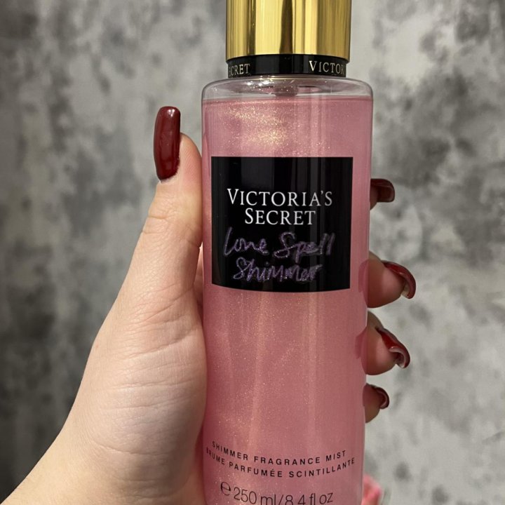 Мист для тела Victoria secret парфюм с блестками