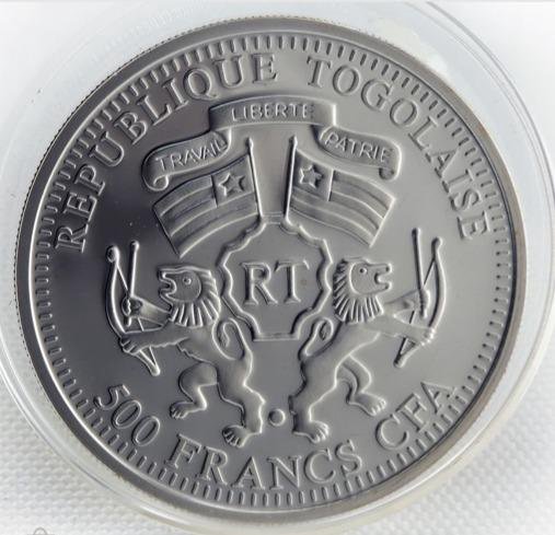 Того 500 фр. 2011 Св. Ольга Ag925 Proof