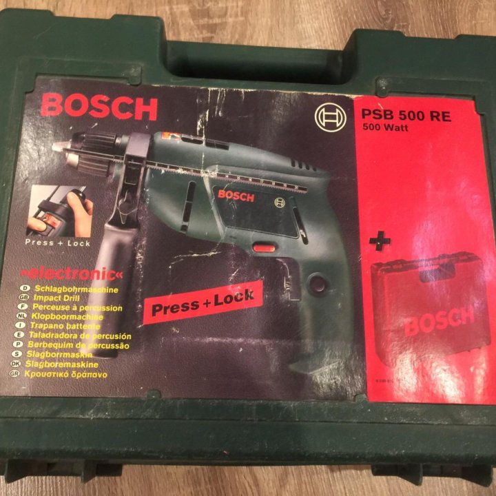 Дрель ударная Bosch PSB 500 RE