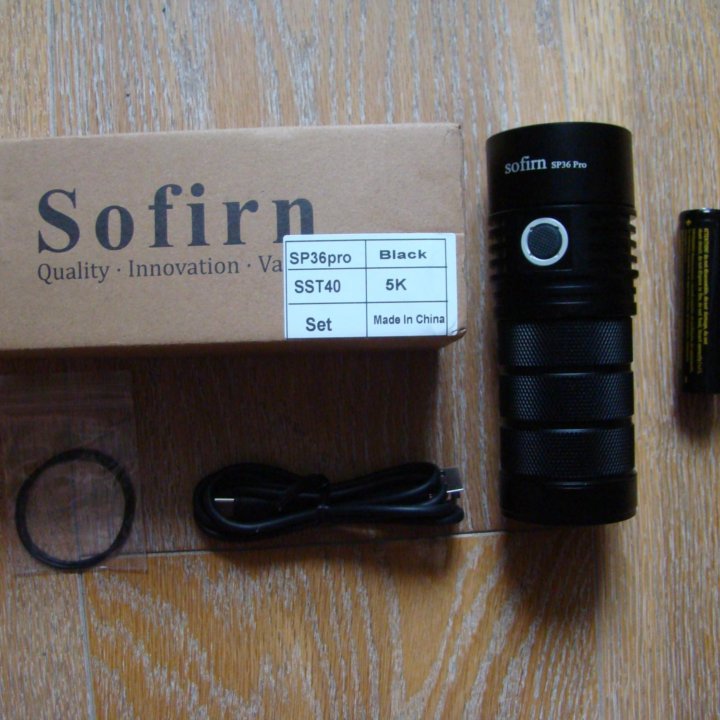 Фонарь Sofirn SP 36 pro с аккумуляторами