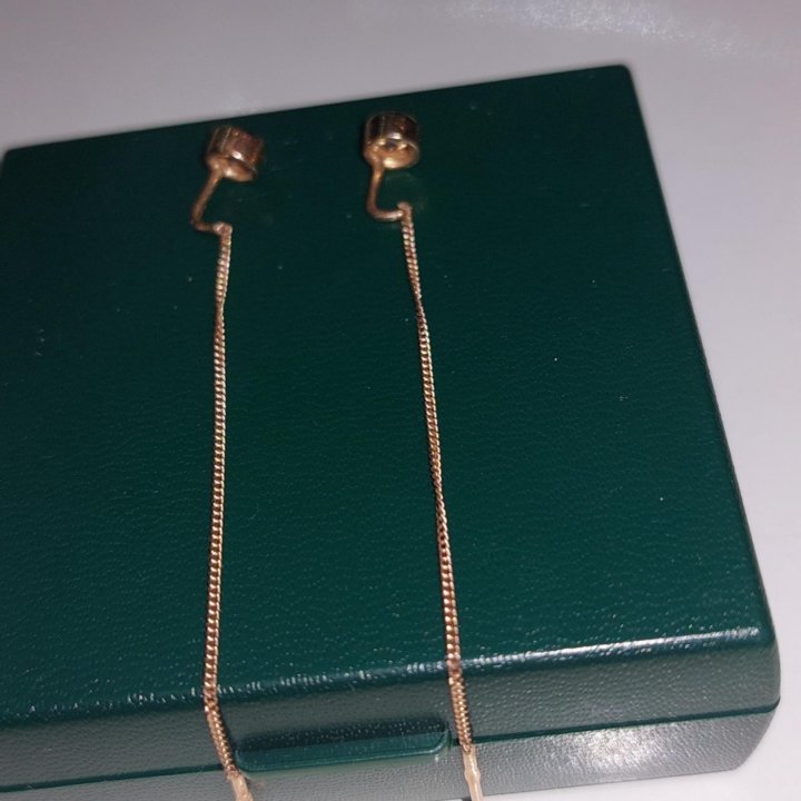 Серьги золото 585